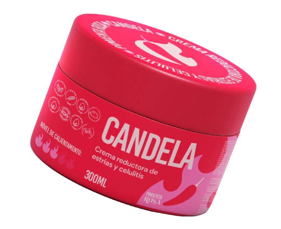 CANDELA | Crema Antiestrías Activadora | Piel Más Lisa y Firme Desde El Primer Uso 🔥