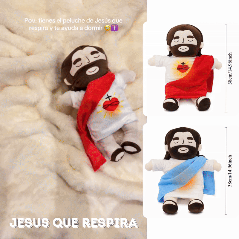Peluche de Jesús que Respira y Acompaña